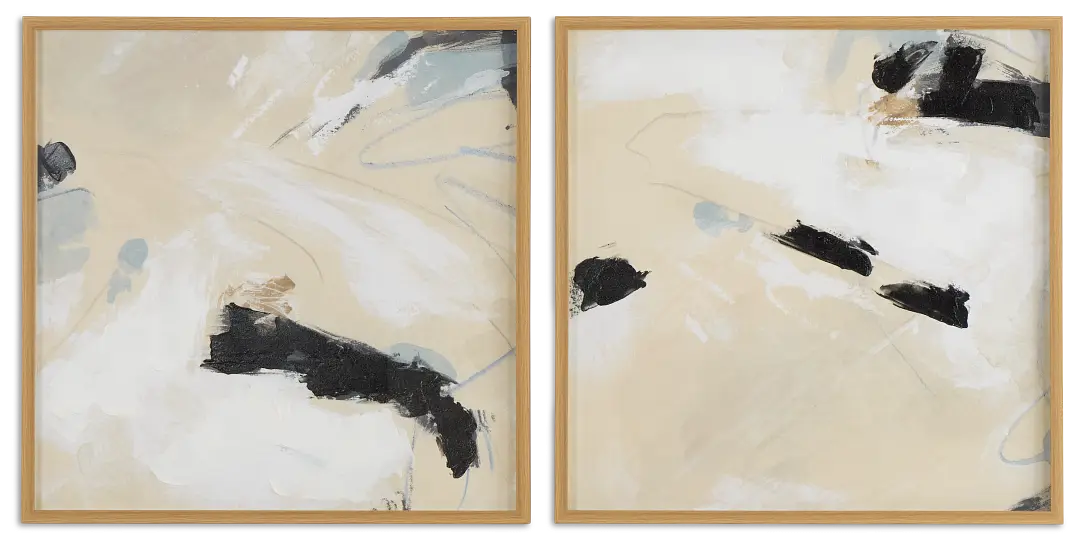 Memphis Ivory Framed Wall Art Memphis Ivory Framed Wall Art