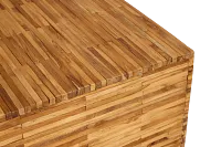 Haven Mid Tone Wood Square End Table