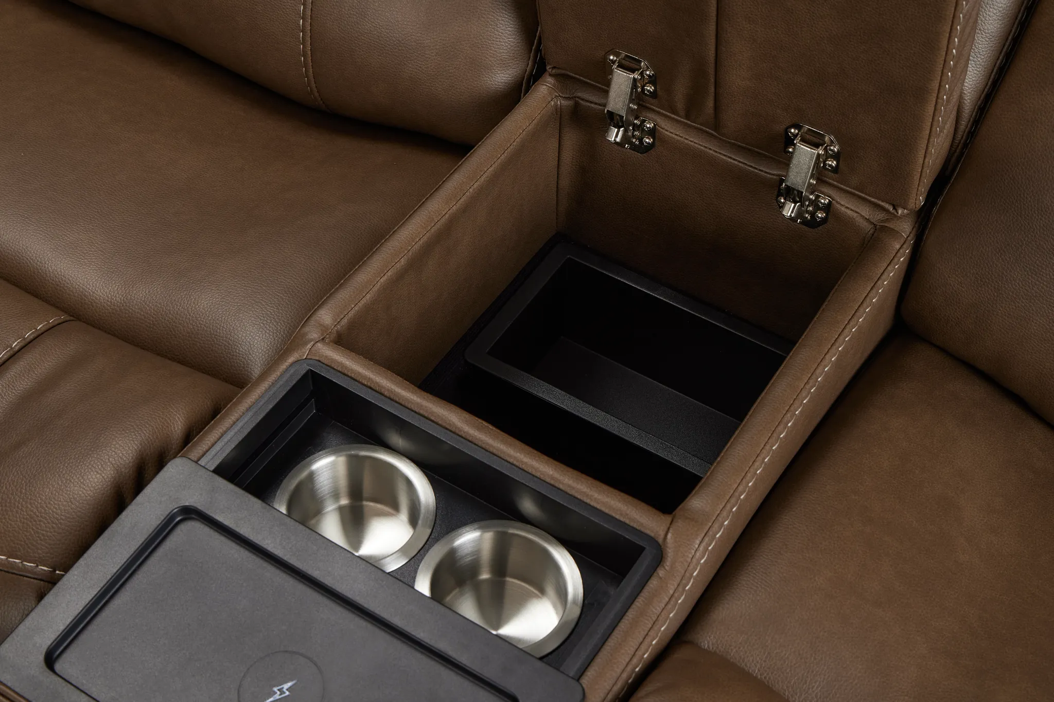 Jayden Brown Micro Medium Dual Power 2-arm Reclining Sectional