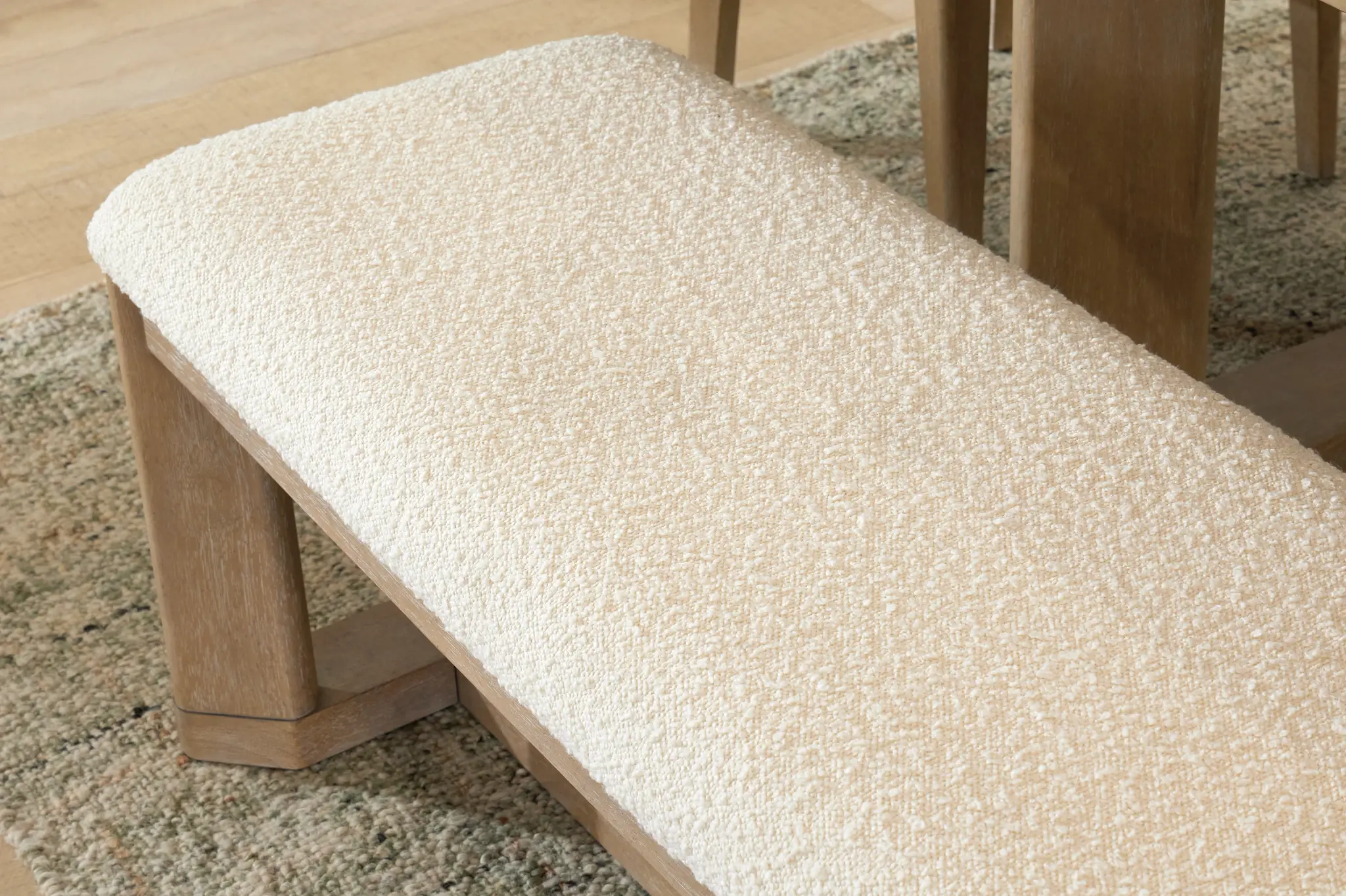 Alton Light Tone Upholstered Dining Bench Alton Light Tone Upholstered Dining Bench