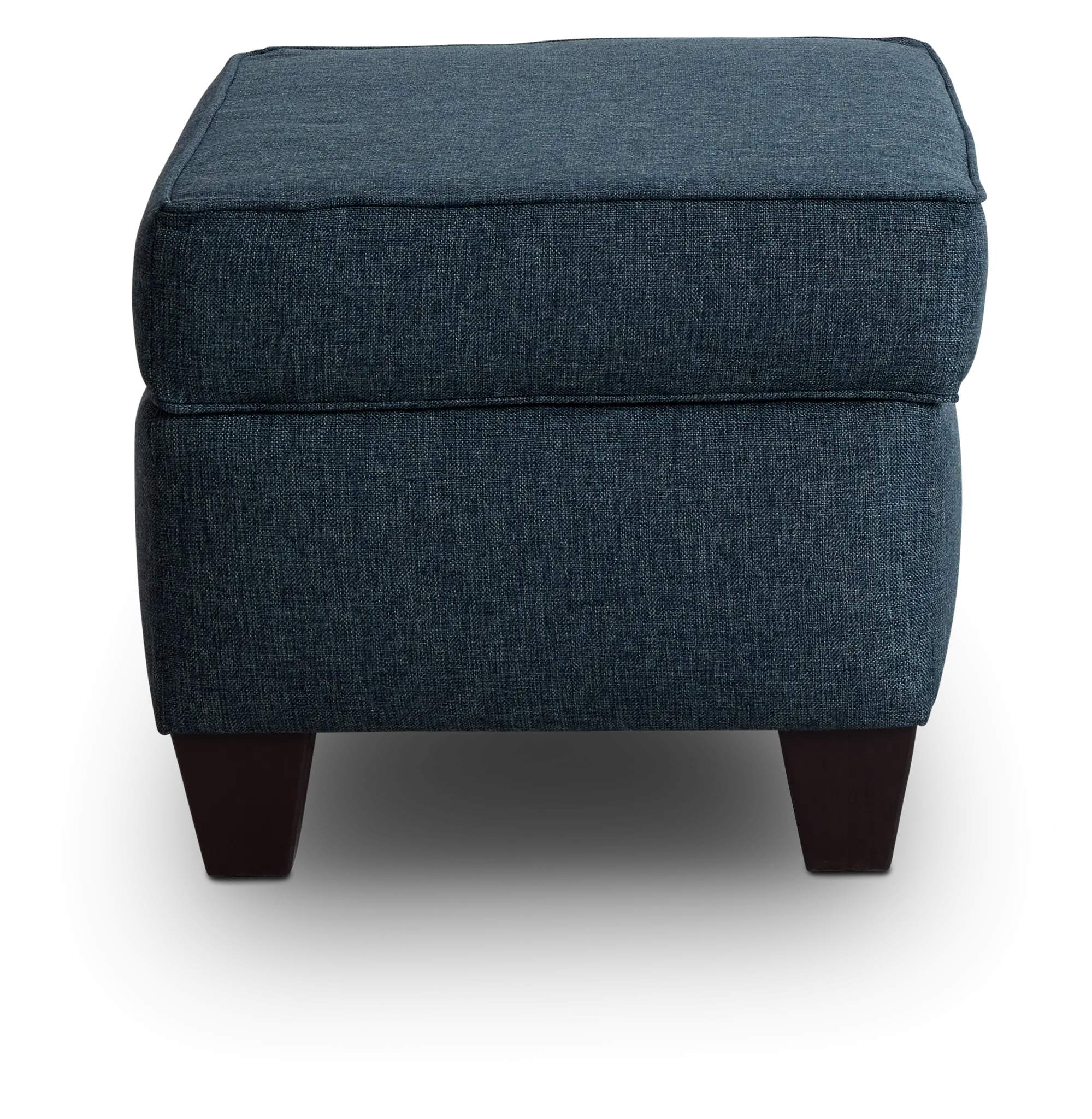 Cameron Blue Fabric Ottoman Cameron Blue Fabric Ottoman