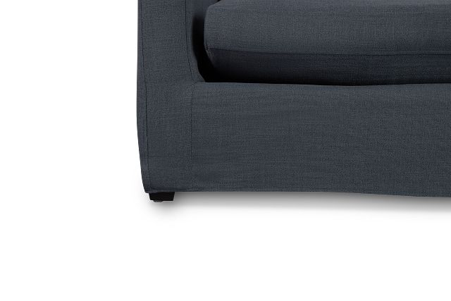 Willow 89" Navy Fabric Sofa
