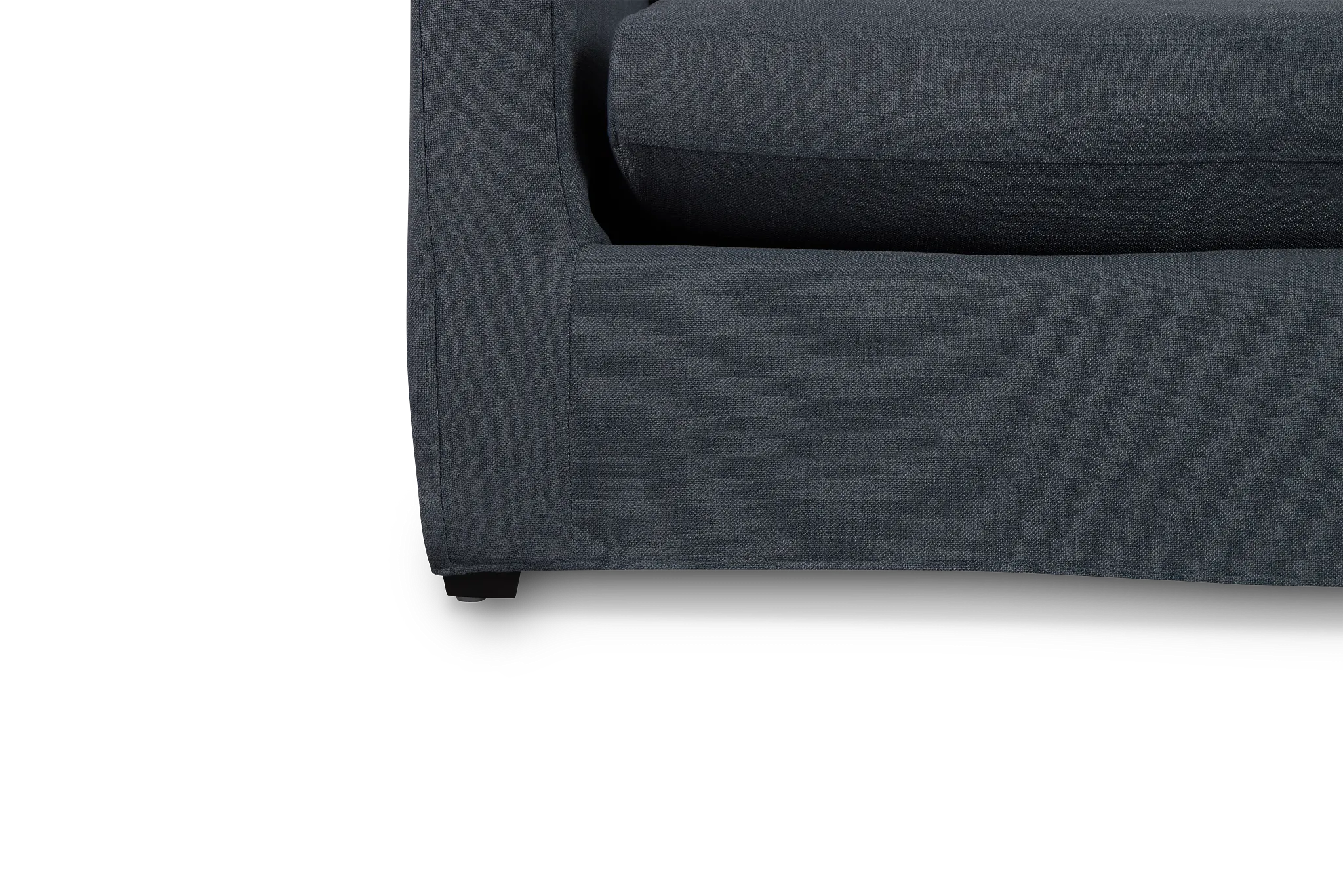 Willow 89" Navy Fabric Sofa