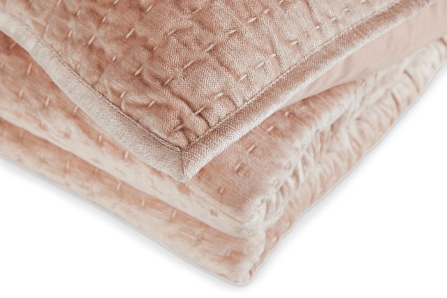 Baris Pink Coverlet Set