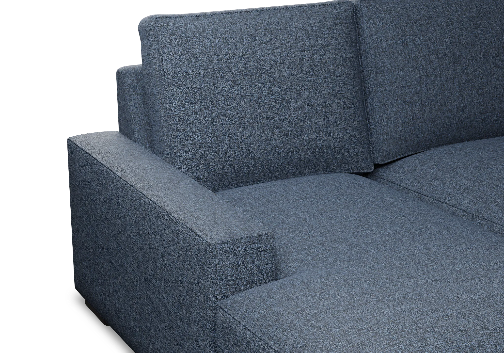 Edgewater Victory Dark Blue Left Chaise Sectional