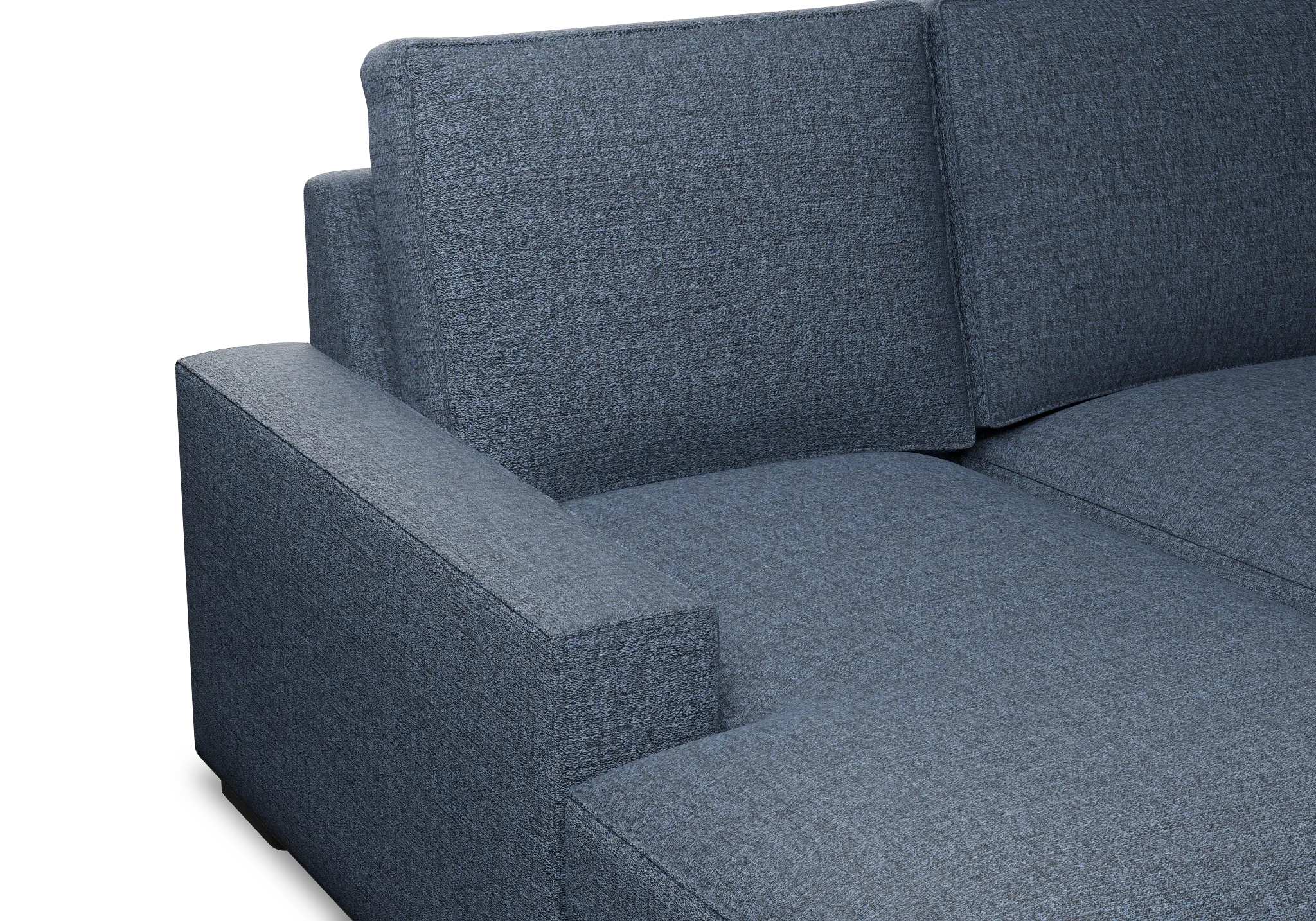 Edgewater Victory Dark Blue Left Chaise Sectional Edgewater Victory Dark Blue Left Chaise Sectional