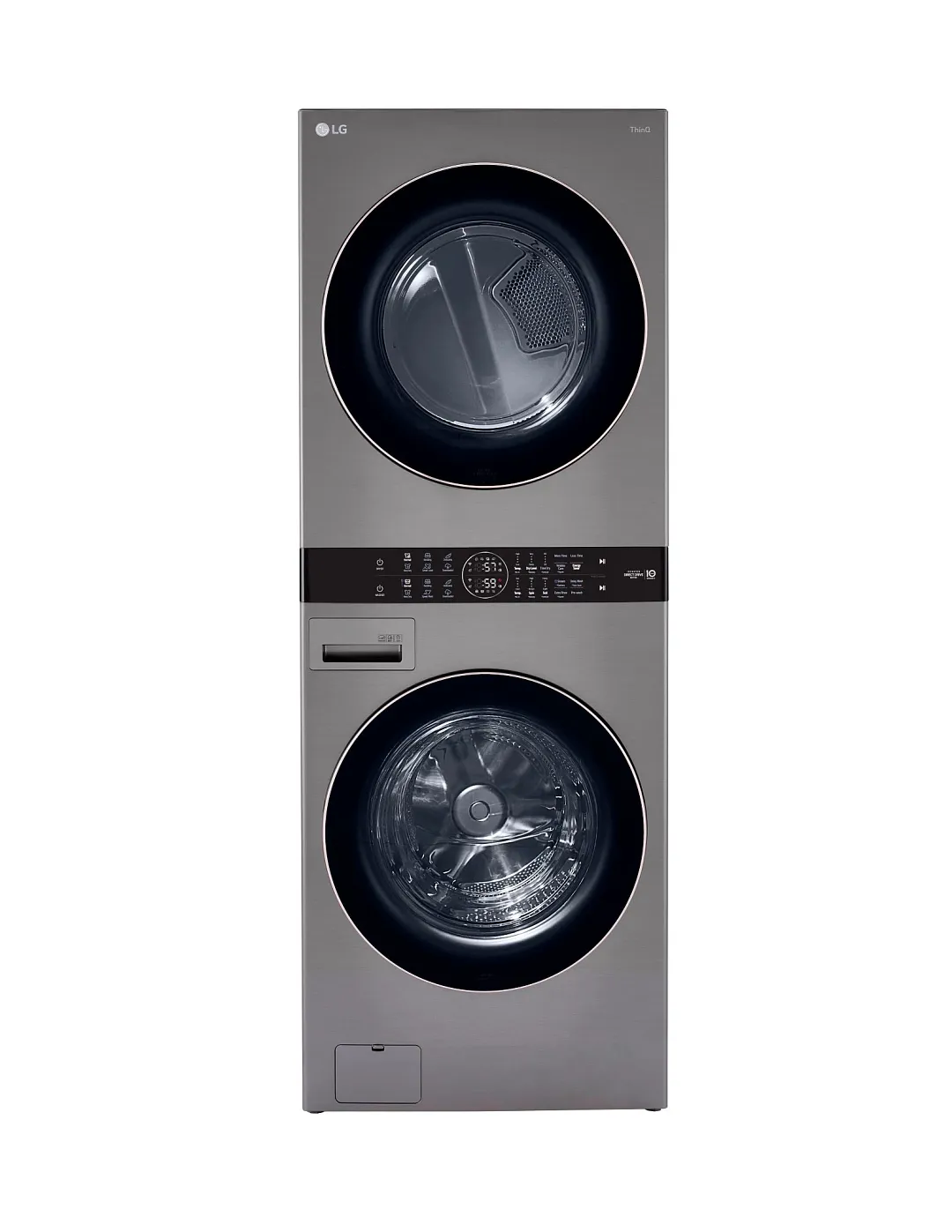 Lg 100 Series Gray Electric Laundry Center