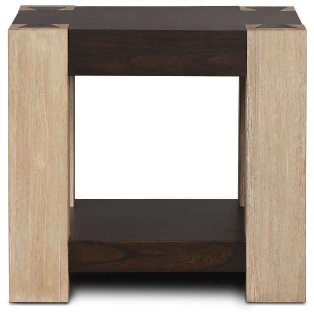Jacob Two-tone Square End Table