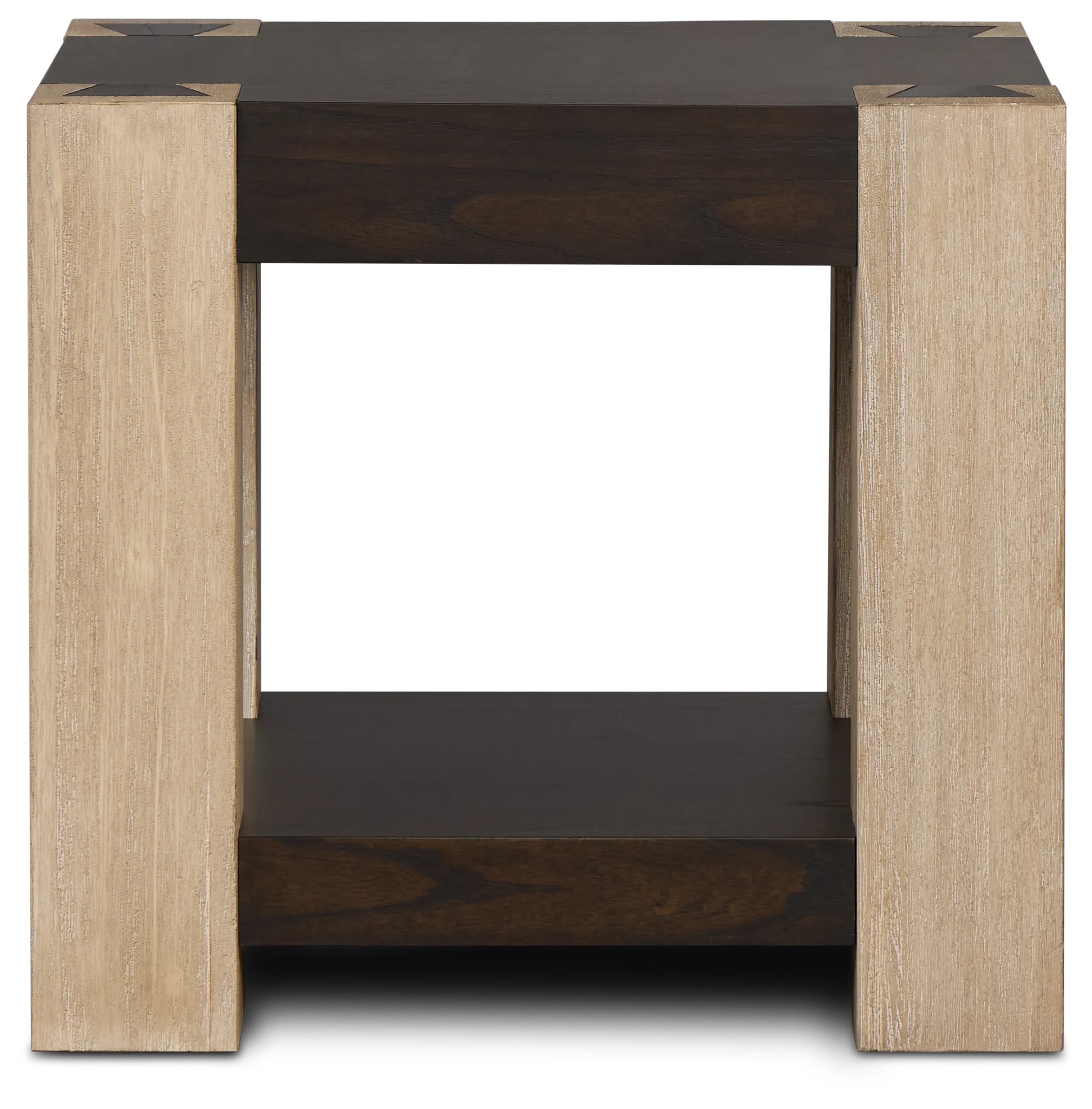Jacob Two-tone Square End Table