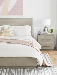 Destination Light Tone Platform Bed