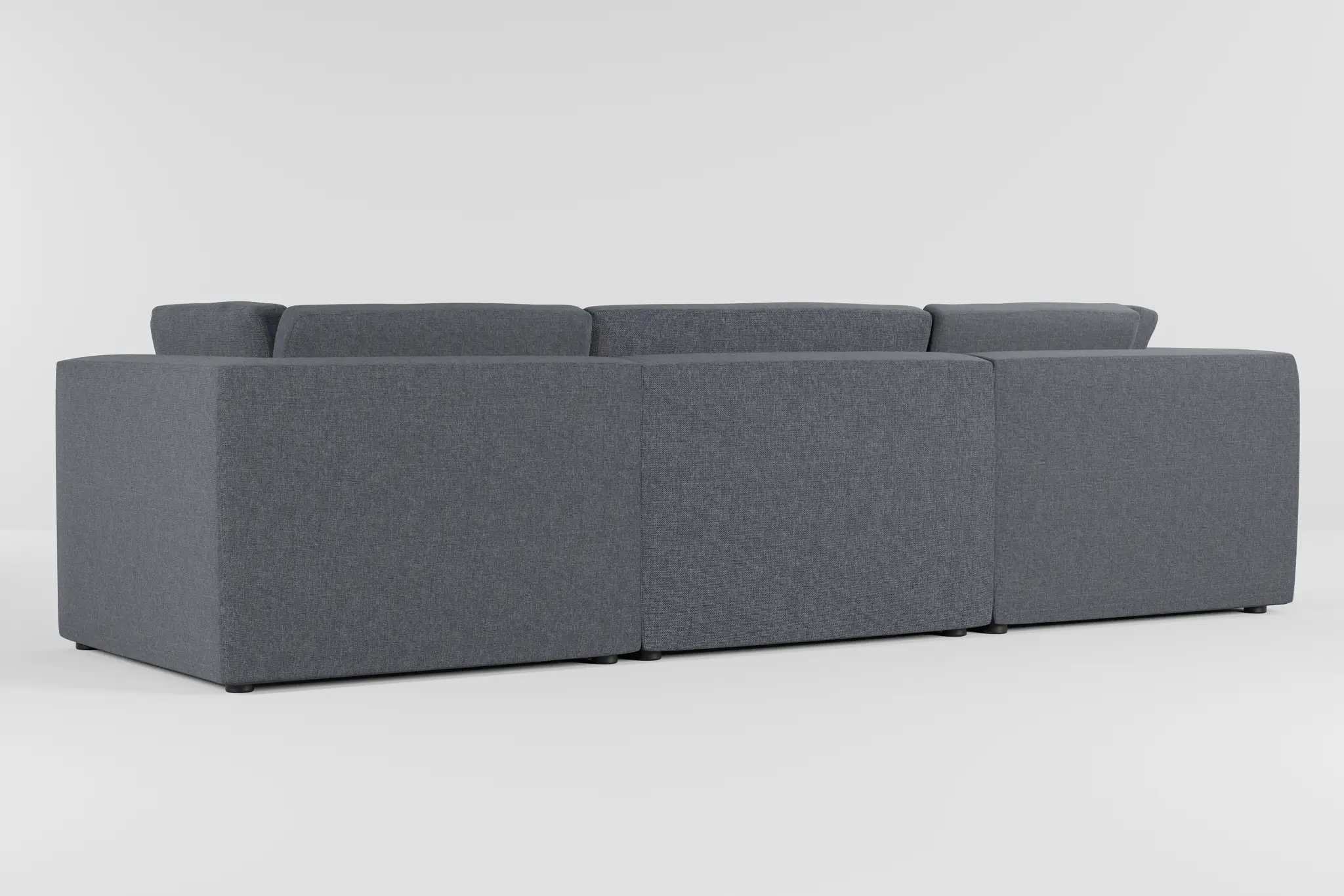 Destin Elevation Gray Fabric 3-piece Modular Sofa Destin Elevation Gray Fabric 3-piece Modular Sofa
