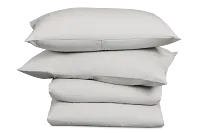 Rest & Renew Percale Cotton Gray 200 Thread Duvet Set