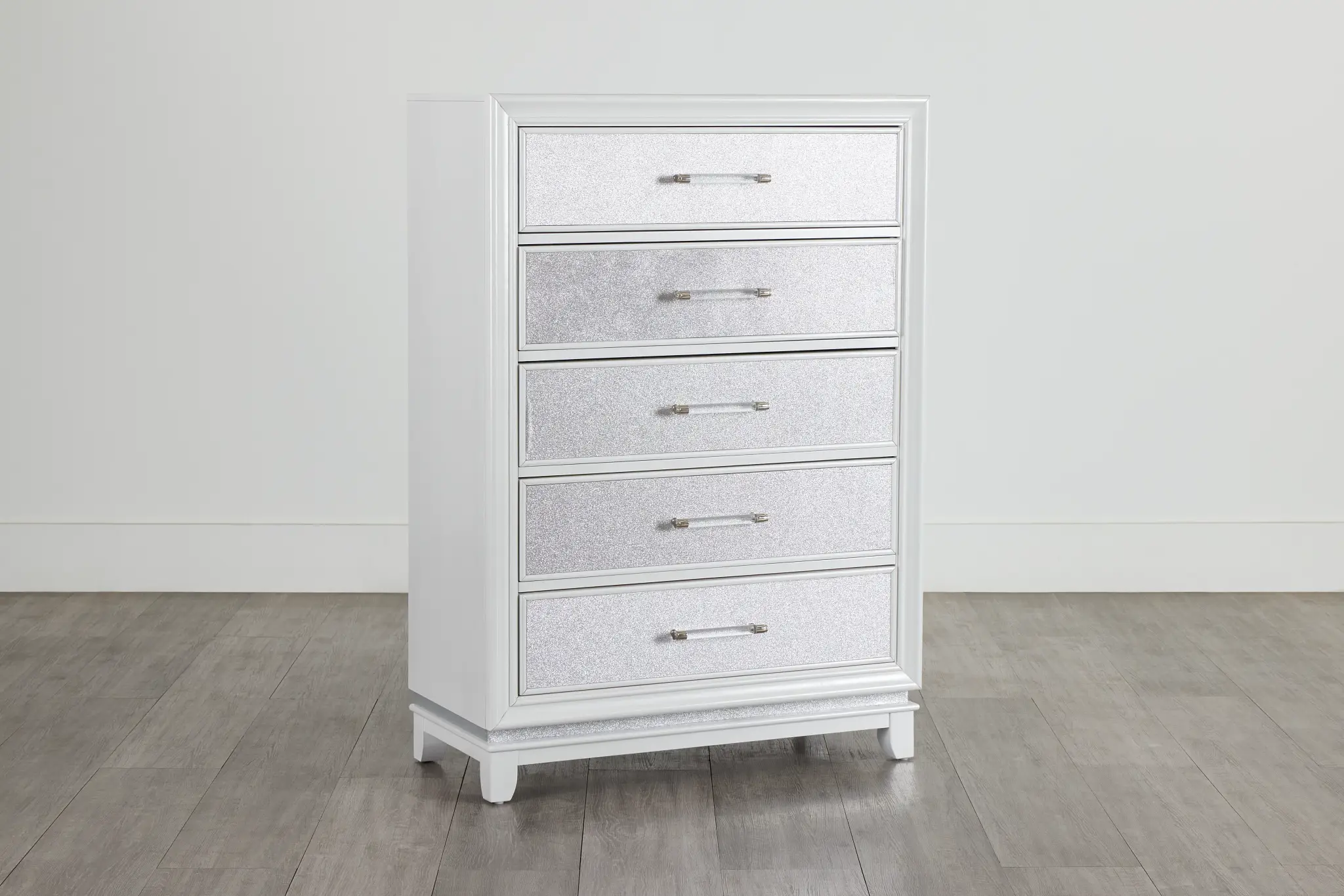 Valentina White Drawer Chest Valentina White Drawer Chest