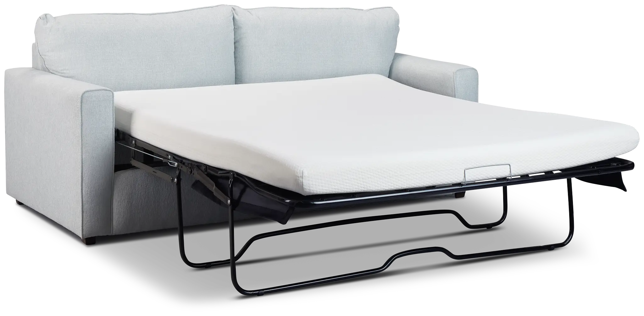 Avalon Light Blue Fabric Memory Foam Sleeper Avalon Light Blue Fabric Memory Foam Sleeper