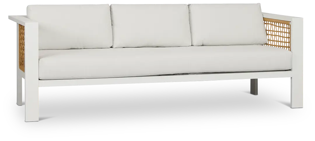 Sunrise White Sofa Sunrise White Sofa