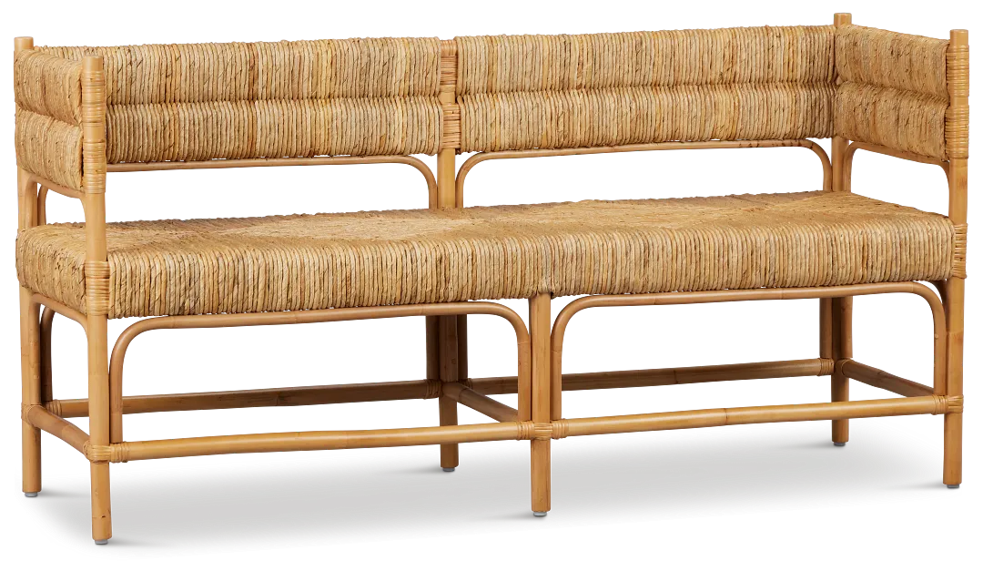 Torta Mid Tone Woven Bench