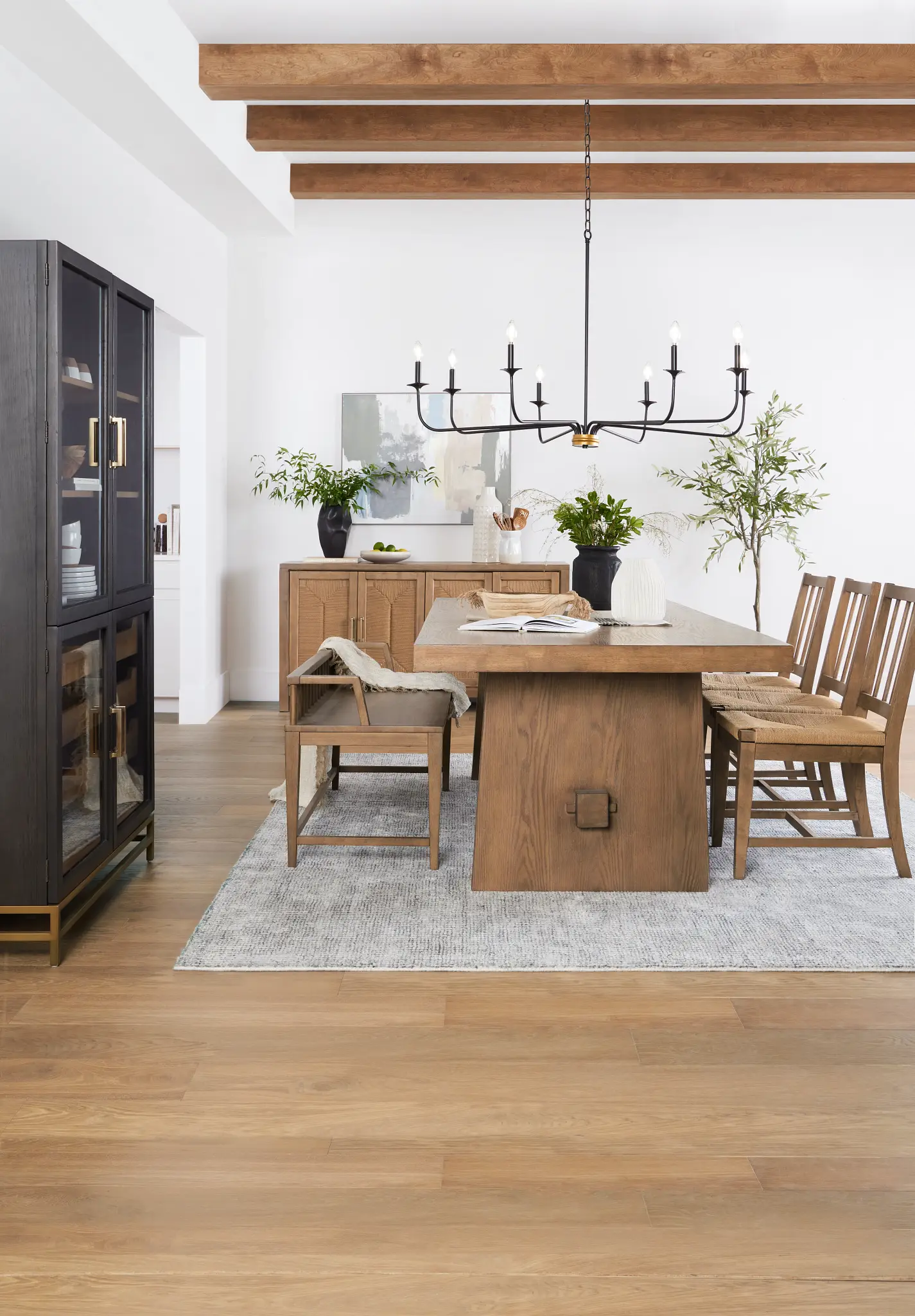 Provo Mid Tone Trestle Table Provo Mid Tone Trestle Table