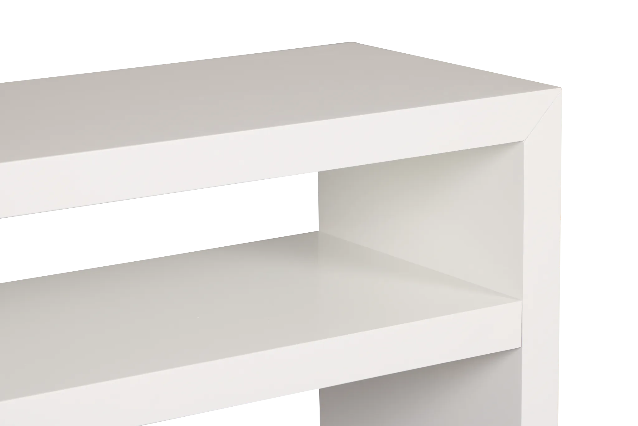Nantucket White Open Console Table