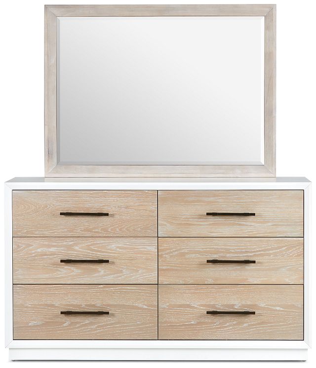 Boca Grande Two-tone Dresser & Mirror