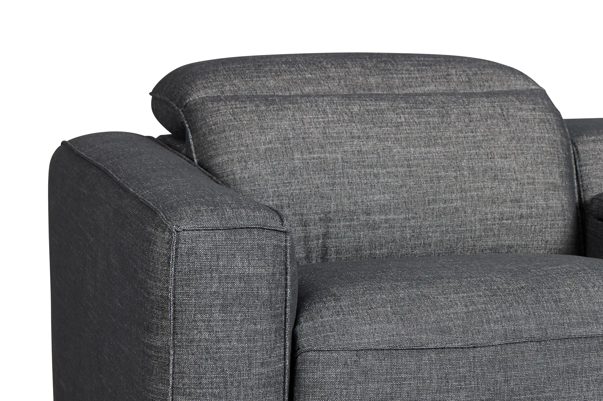 Ryland Dark Gray Fabric Power Reclining Console Sofa Ryland Dark Gray Fabric Power Reclining Console Sofa