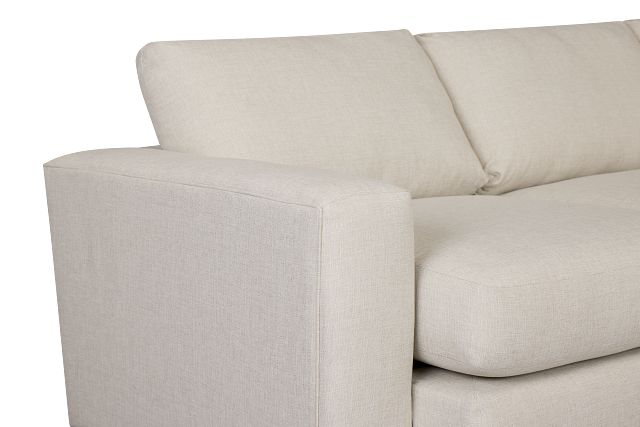 Brantley Light Beige Fabric Large Right Chaise Sectional