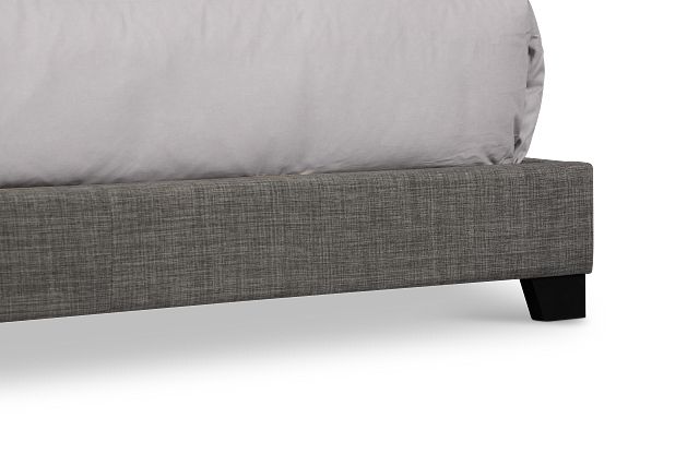Flagler Gray Uph Panel Bed