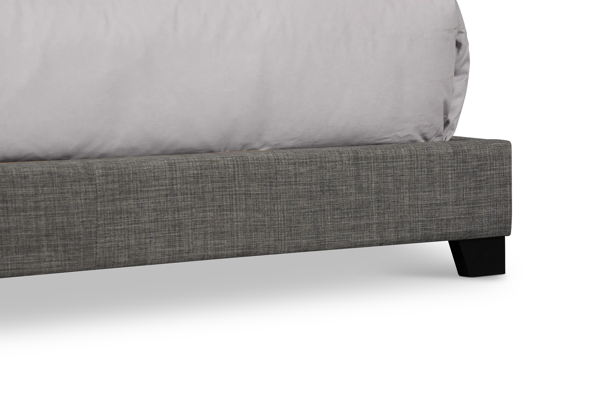 Flagler Gray Uph Panel Bed