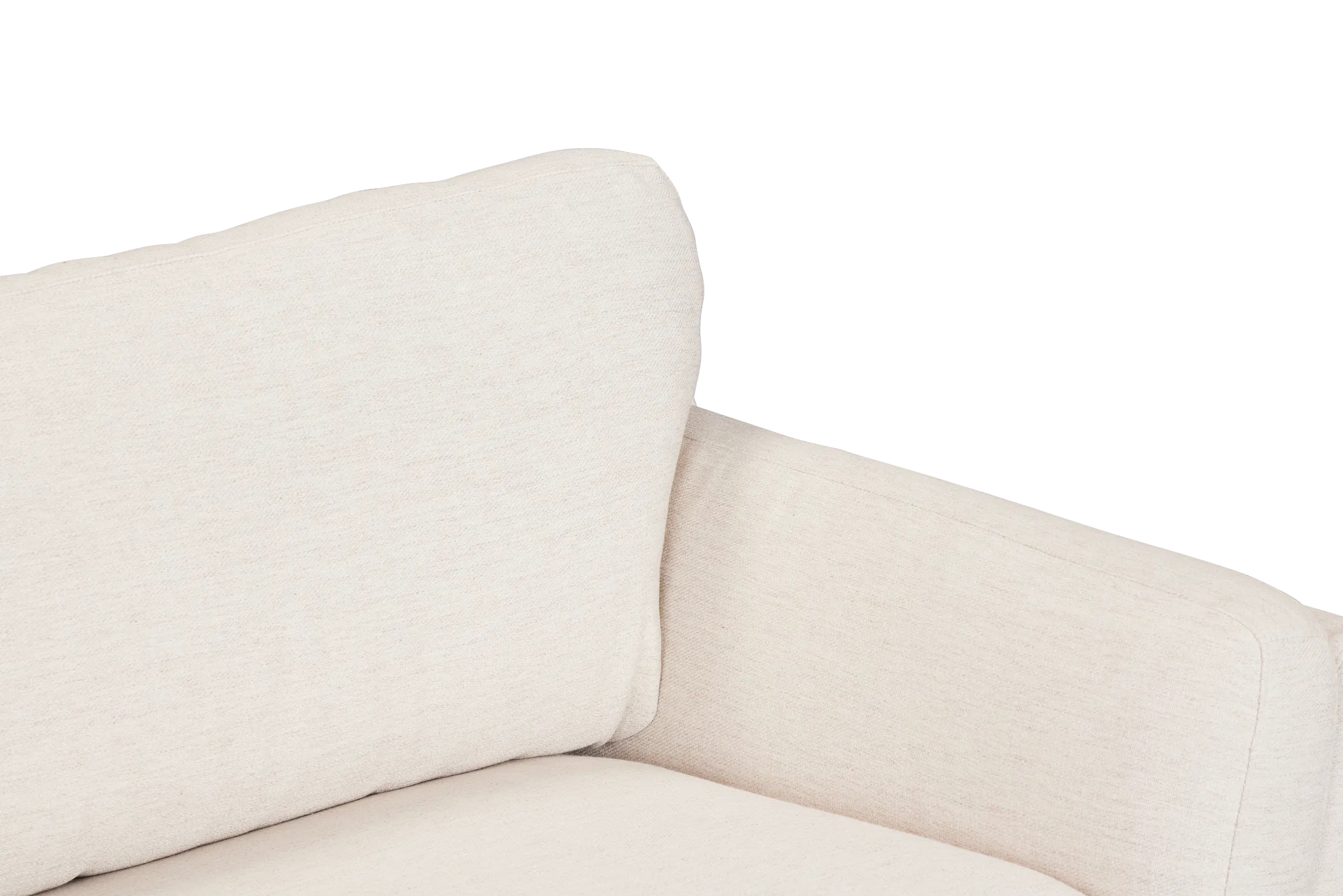 Wesley Light Beige Fabric Sofa
