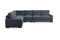 Edgewater Maguire Blue Large Two-arm Sectional