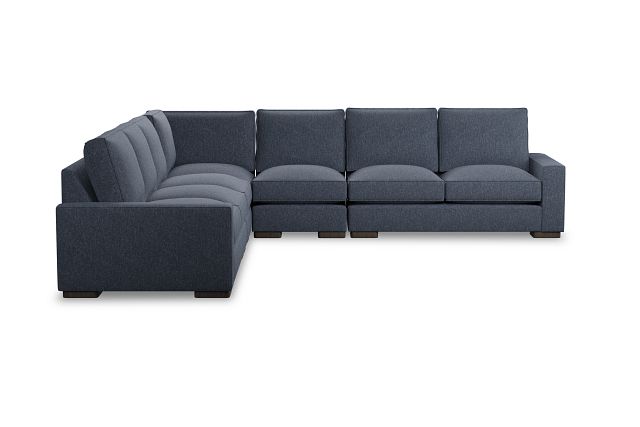 Edgewater Maguire Blue Large Two-arm Sectional