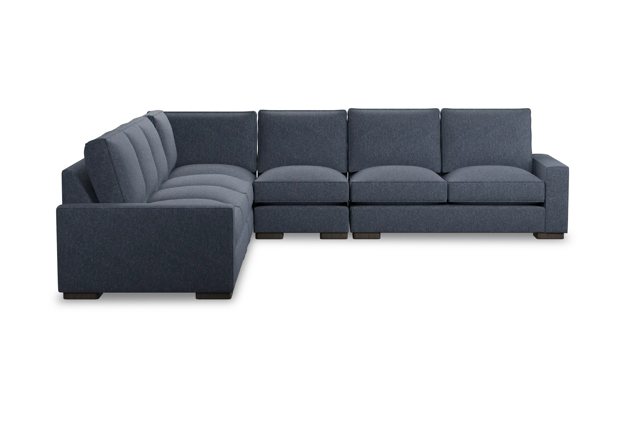 Edgewater Maguire Blue Large Two-arm Sectional Edgewater Maguire Blue Large Two-arm Sectional