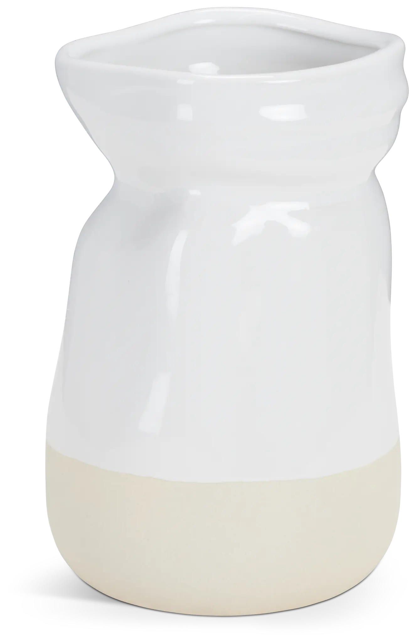 Mecari White Small Vase Mecari White Small Vase