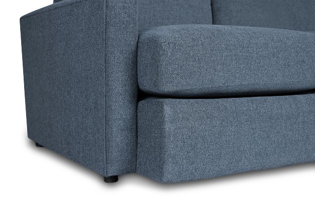 Noah Blue Fabric Loveseat