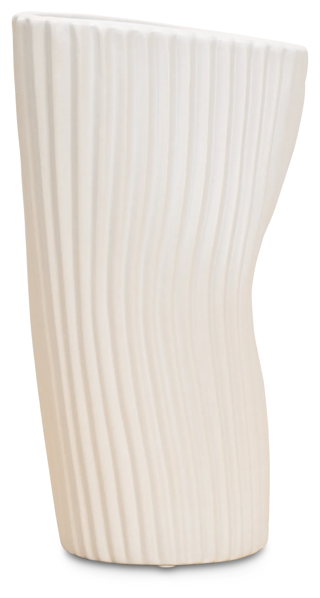 Euri White Medium Vase