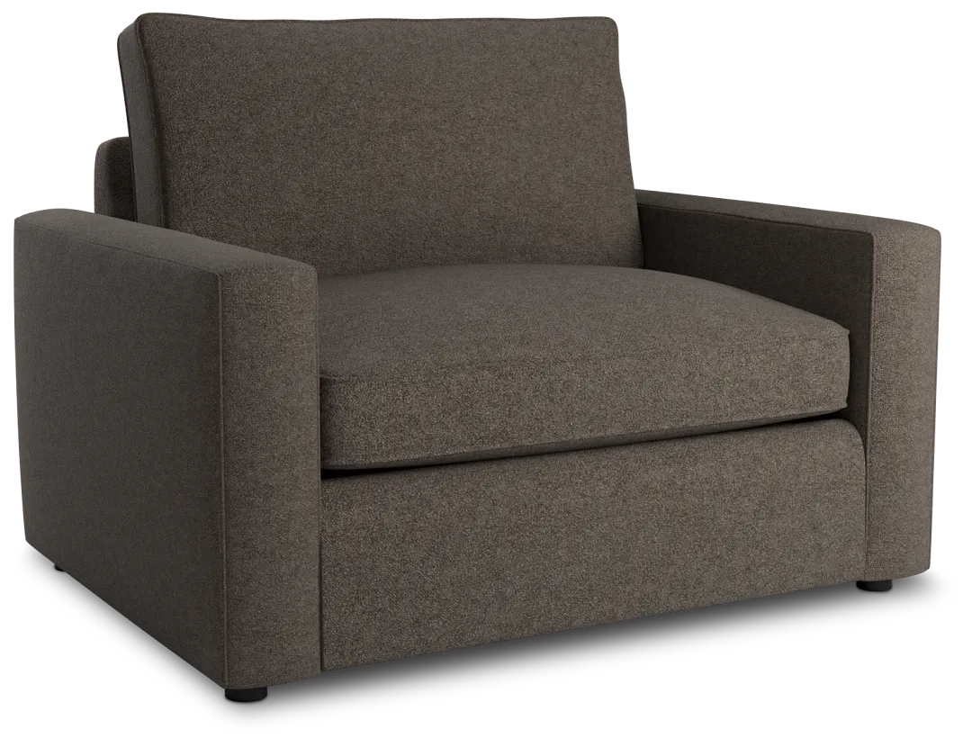 Siesta Elite Brown Fabric Cooling Memory Foam Sleeper