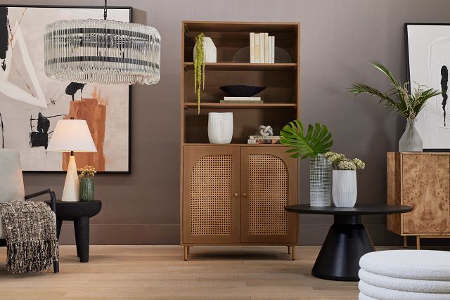 Strata Light Tone Bookcase