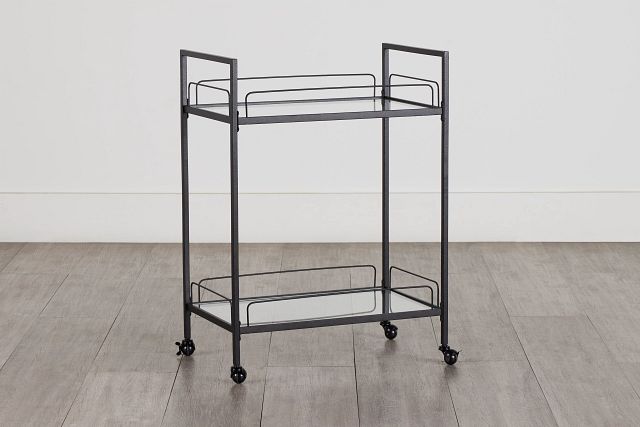 Manny Dark Tone Bar Cart