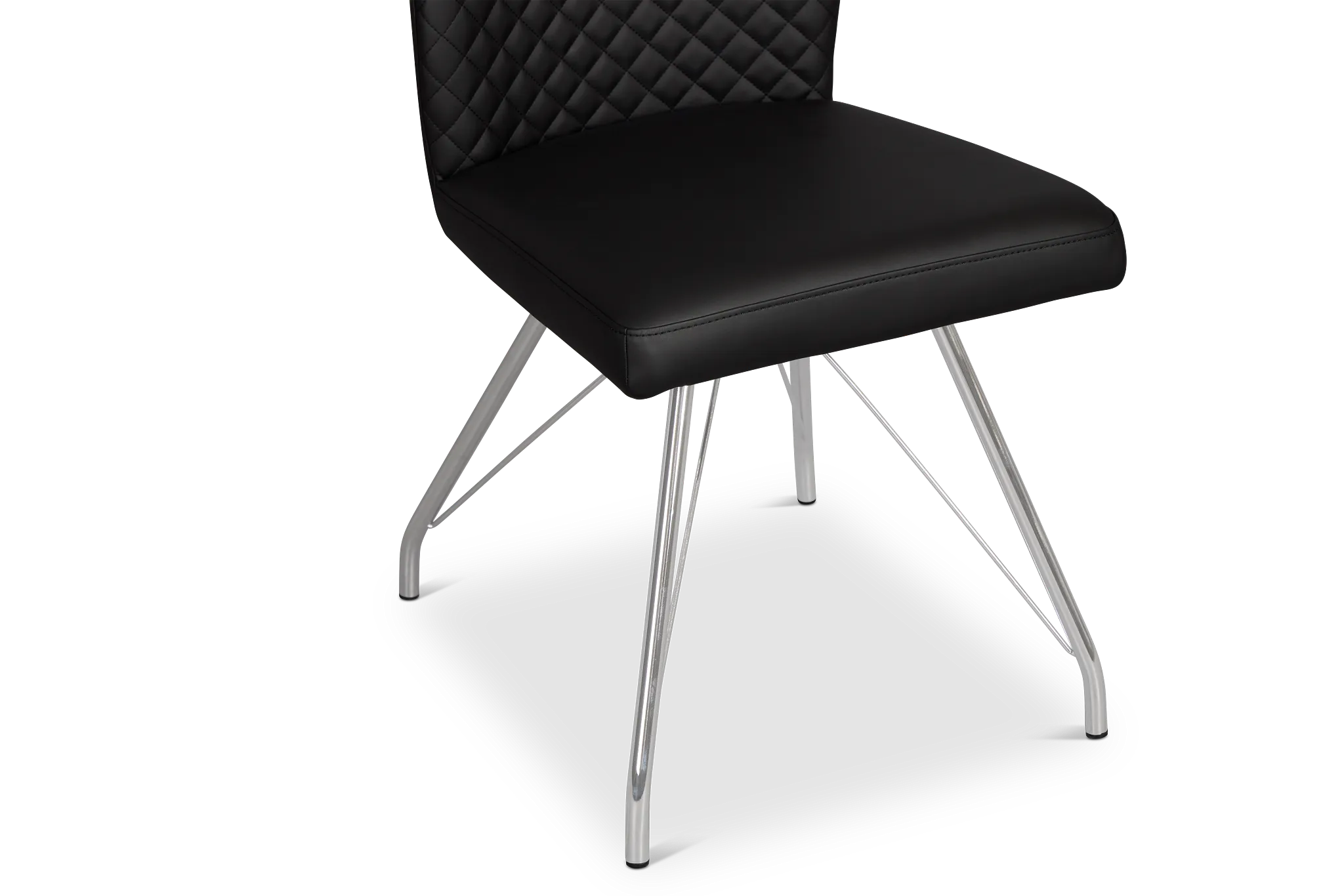 Lima Black Upholstered Side Chair