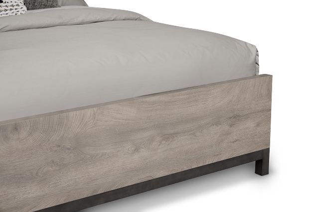 Evanston Gray Panel Bed