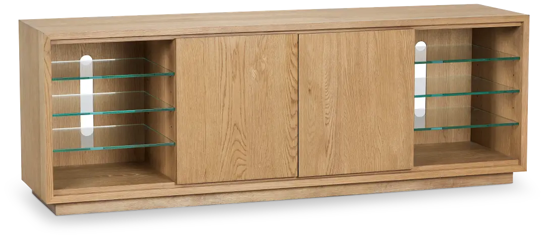 Haven Light Tone 74" Tv Stand Haven Light Tone 74" Tv Stand