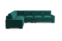 Edgewater Joya Green Large Two-arm Sectional