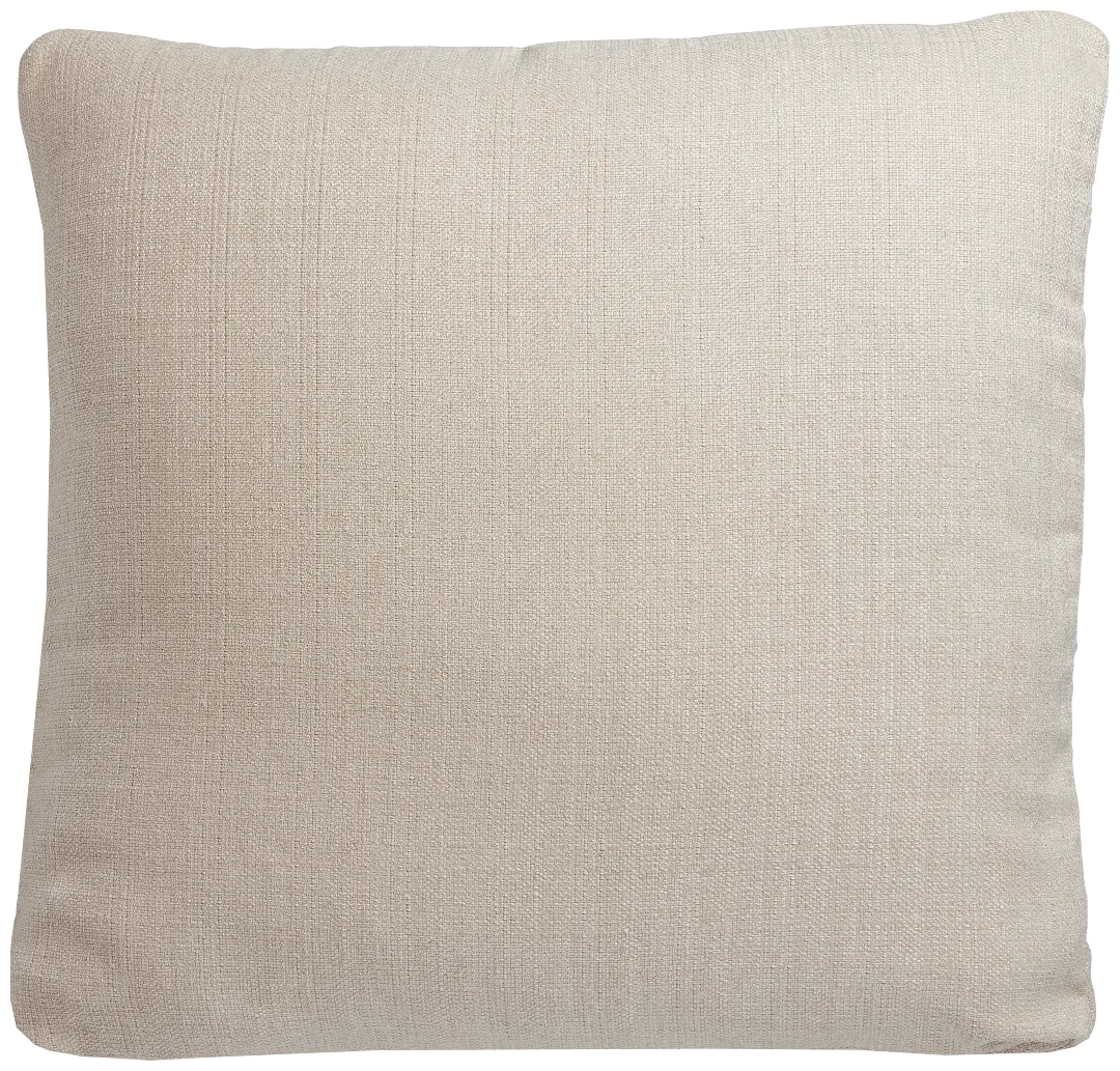 Zeke Beige 20" Accent Pillow