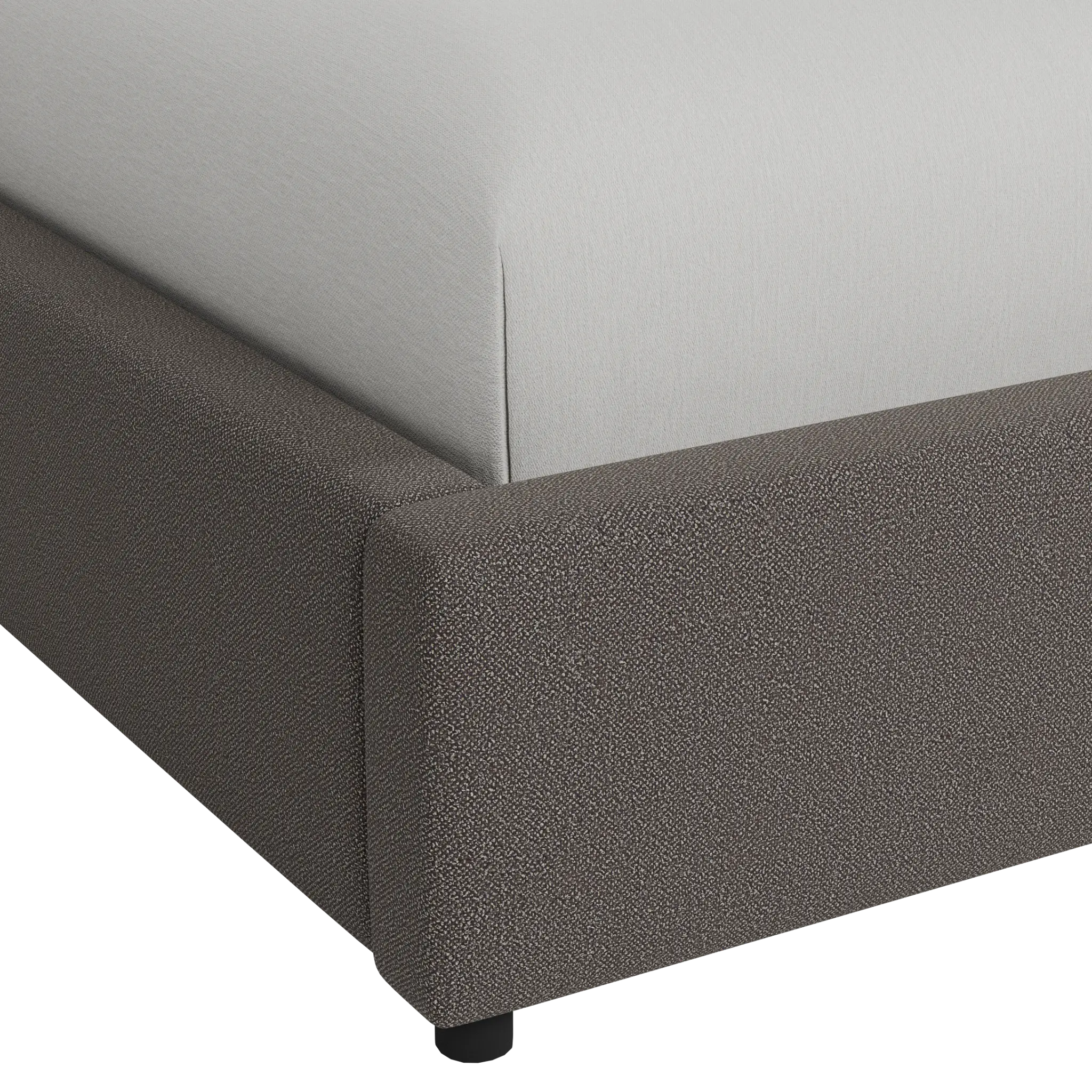 Grayton Elite Dark Gray 44" Upholstered Platform Bed Grayton Elite Dark Gray 44" Upholstered Platform Bed