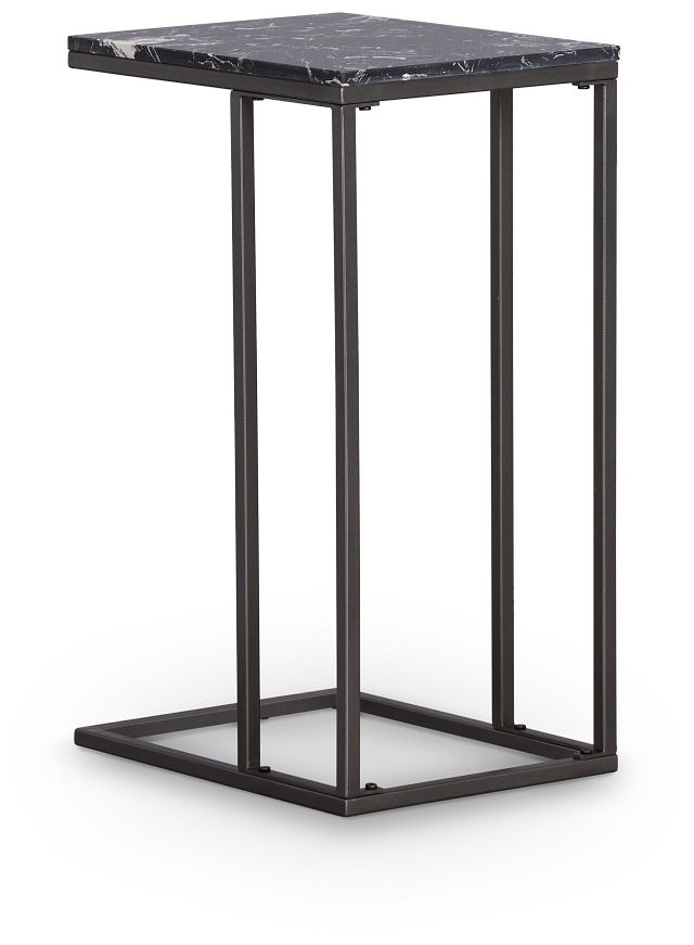 Bronson Black Metal Cside Table