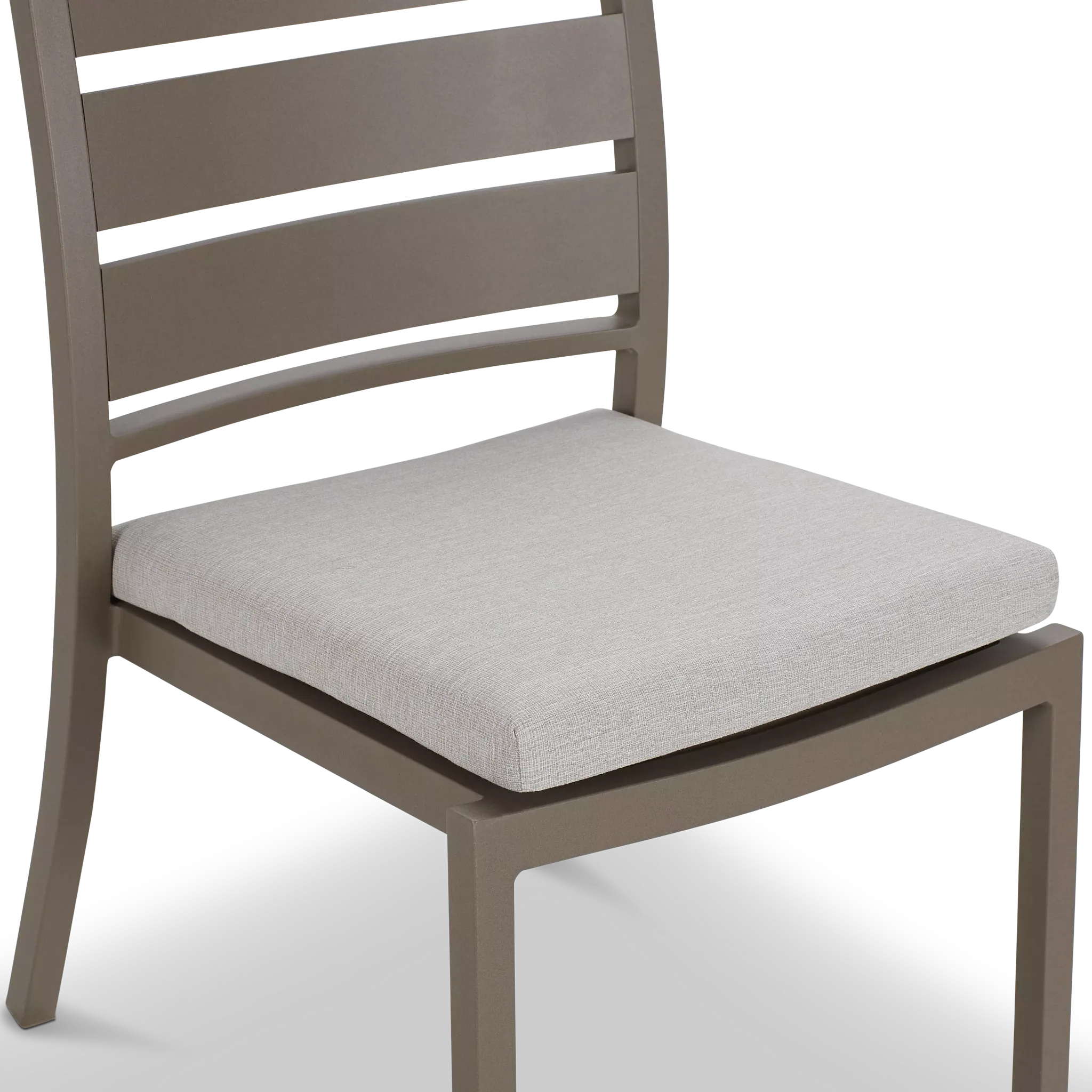 Raleigh White Aluminum Side Chair
