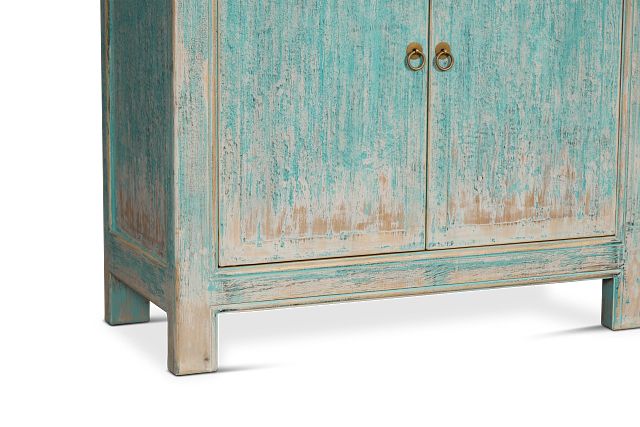 Arrow Teal Four-door Cabinet