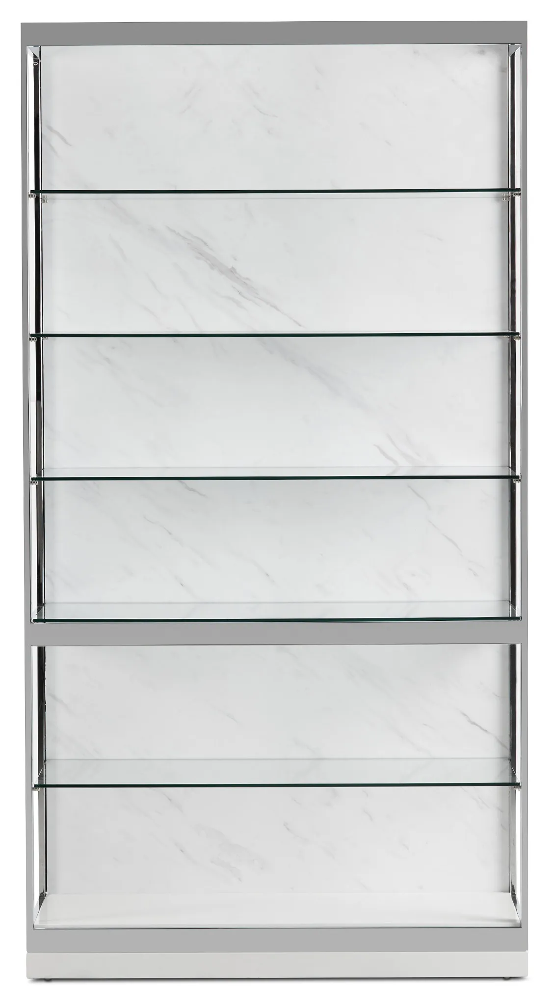 Ocean Drive White Stnl Steel Etagere