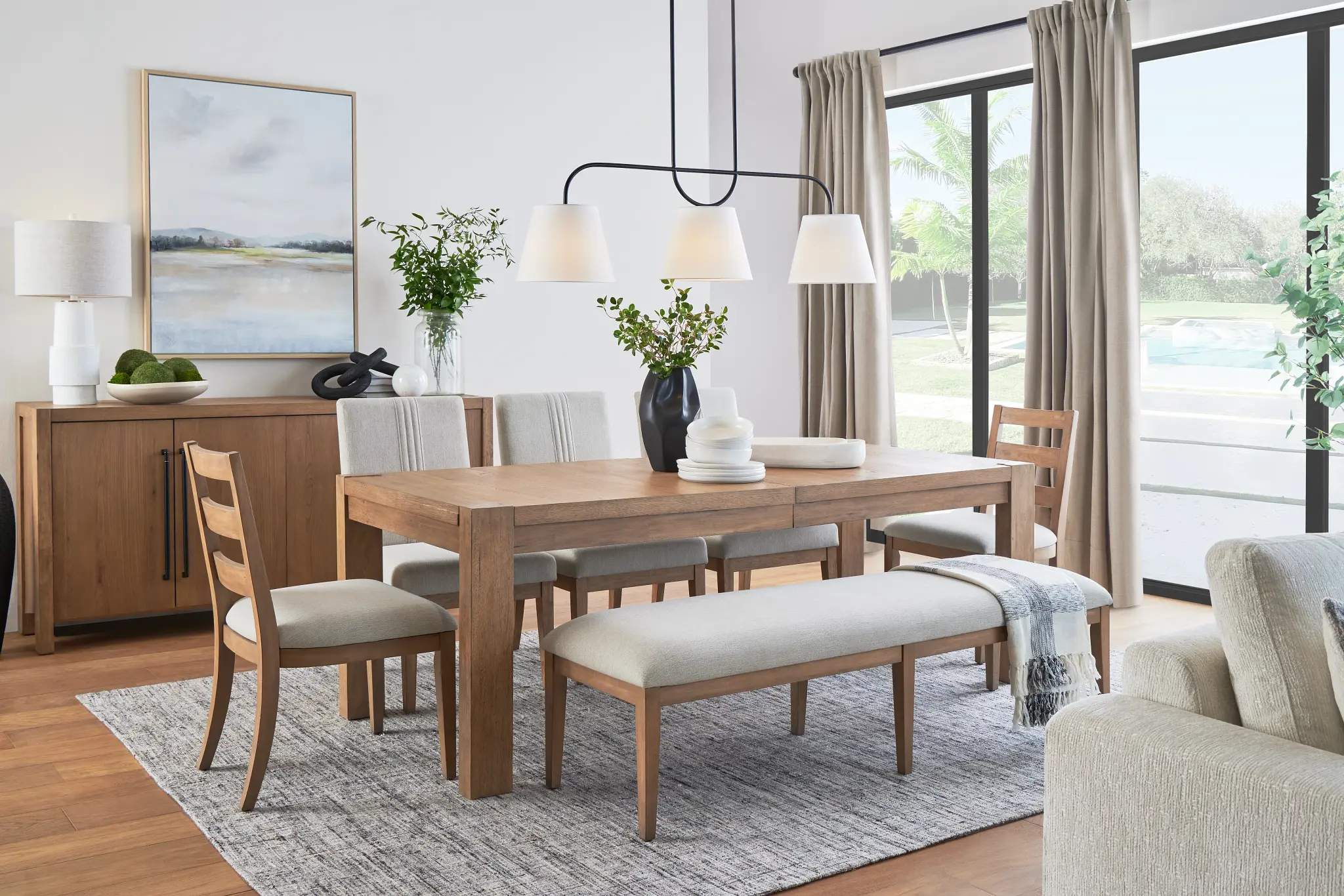 Tahoe Light Tone Rectangular Table Tahoe Light Tone Rectangular Table