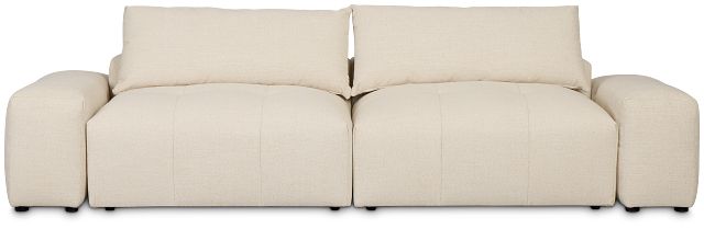 Remi Light Beige Fabric 2-piece Modular Sofa