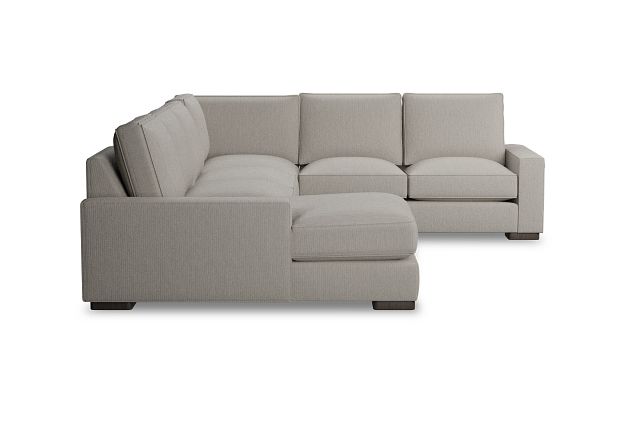 Edgewater Revenue Beige Medium Left Chaise Sectional